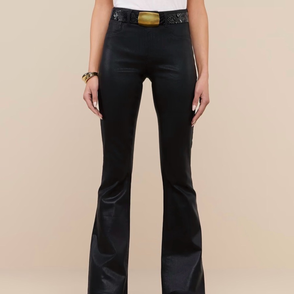 NWOT L’agence Marty Noir Coated Flares | Size: 29 - Picture 2 of 5